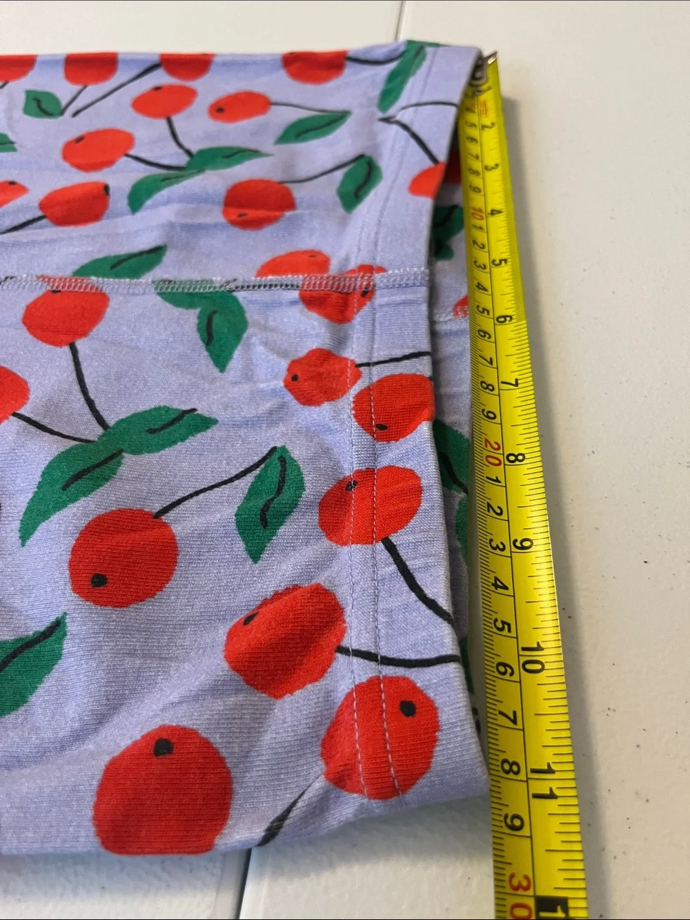 Hanna Andersson Short John Pajama Set in Cherry Cheer Print